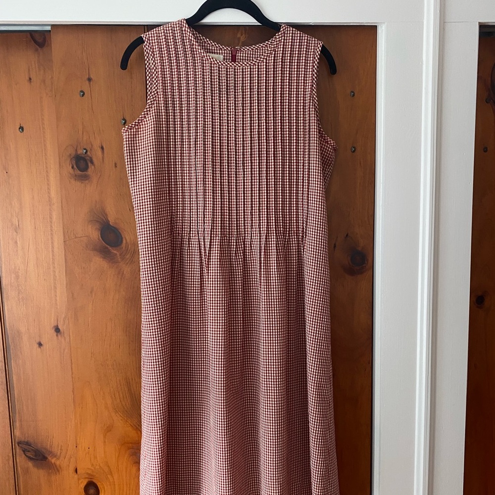 Vintage Red Gingham Dress